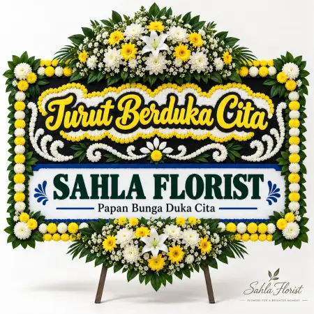 Papan Bunga Duka Qbig Bsd