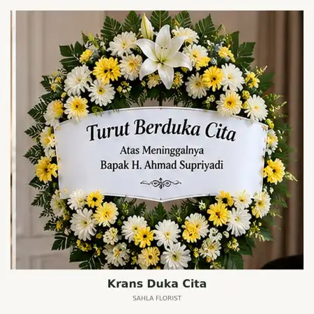 Krans Bunga Duka Qbig Bsd